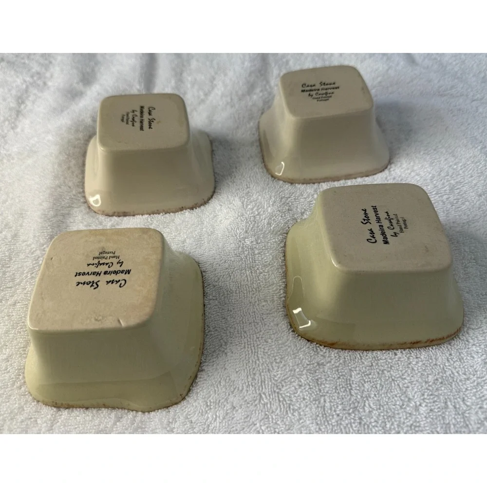 Casafina Casa Stone Madeira Harvest Square Ramekin 3.5